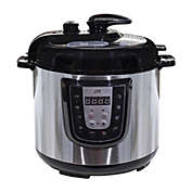 Sunpentown 6 Qt Electric Stainless Steel Digital Pressure Cooker