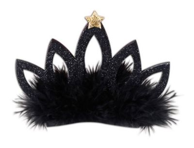 Beistle Party Decorative Tiara Hair Clip - 12 Pack, (1/Card)