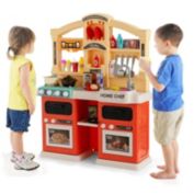 Costway Kid&#39;s Kitchen Playset with 69 PCS Cooking Accessories & Various Storage Space