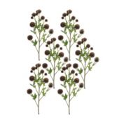 Melrose Set of 6 Brown and Green Allium Sprays 26"