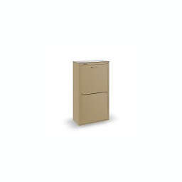 CUBEK - Sand color Recycling bin, cabinet trash can, waste bin, 4 individual tilt-out compartments.