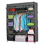 Inq Boutique 5-Layer 12-Compartment Non-woven Fabric Wardrobe Portable Closet Storage Shelf