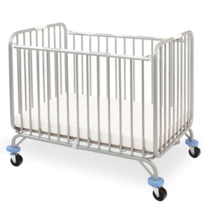 L.A. Baby Chromacoat Deluxe Holiday Crib - Chrome