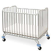 L.A. Baby Chromacoat Deluxe Holiday Crib - Chrome