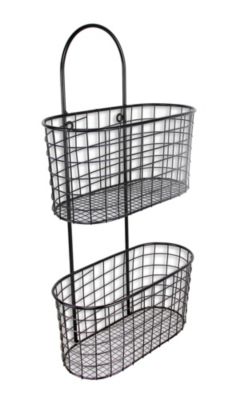 Cheungs Home Decorative Metal Wall hanging Storage Basket