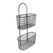 Cheungs Home Decorative Metal Wall hanging Storage Basket