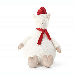 Mina Victory Holiday Llama Plush Ivory 23" x 24" Stuffed Animal
