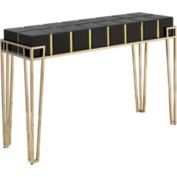 Camden Isle Home Decorative Tuxedo Console Table
