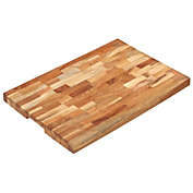 Home Life Boutique Chopping Board 23.6"x15.7"x1.6" Solid Acacia Wood
