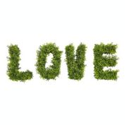 Nearly Natural LOVE Boxwood Artificial Wall Decoration (Indoor/Outdoor)
