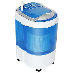 ZENY 9lbs Mini Portable Single Bucket Washing Machine Drying
