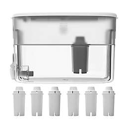 Drinkpod 38 Cup Ultra Dispenser Alkaline Countertop Water Filter Ionizer Includes 6 Alkaline Water Filters