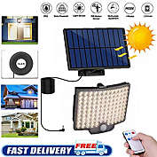 NIFFPD 106 LED Motion Solar Street Light Outdoor with 4 Lighting Modes