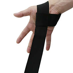 Unique Bargains Black Weight Training Handlebar Strap Wrist Wrap Fitness Band