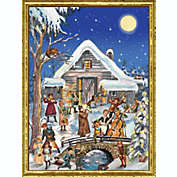 Victorian Winter Villagers German Christmas Advent Calendar Countdown Germany