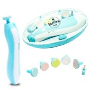 Kitcheniva Safety Electric Baby Nail File Clippers, Blue