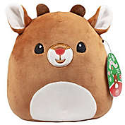 Squishmallow New 8&quot; Rudolph The Red Nosed Reindeer - Official Kellytoy Christmas Plush - Cute and Soft Holiday Stuffed Animal - Great Gift for Kids