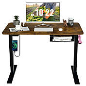 Slickblue 48-inch Electric Height Adjustable Standing Desk with Control Panel