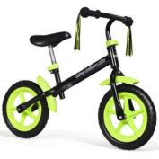 Slickblue Adjustable Lightweight Kids Balance Bike-Green