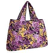 Wrapables Eco-Friendly Large Nylon Reusable Shopping Bag, Lavender Bloom