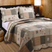 Slickblue King size Southwest Floral Quilt Set with Shams 100% Cotton