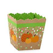 Big Dot of Happiness Pumpkin Patch - Party Mini Favor Boxes - Fall, Halloween or Thanksgiving Party Treat Candy Boxes - Set of 12
