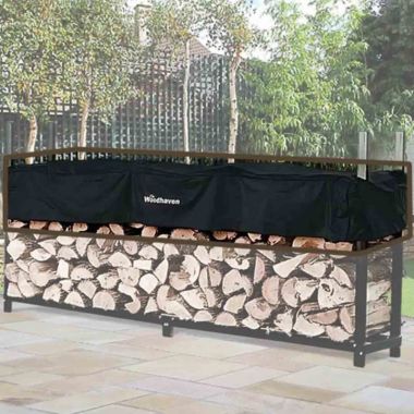 96'' Replacement Woodhaven Firewood Rack Cover. View a larger version of this product image.