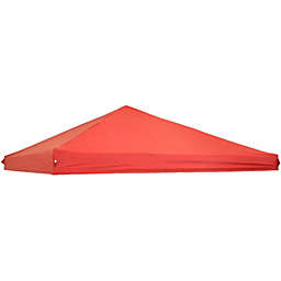 Sunnydaze 10x10 Foot Standard Pop-Up Canopy Shade - Red