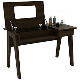 Costway Dressing Table with Flip Mirror and Storage Drawer