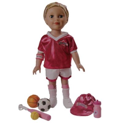 Be My Girl 18&quot; Doll All Star Sport Fashion Playset