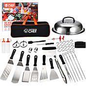 Commercial Chef Blackstone Griddle Accessories Kit - Flat Top Grill Accessories - Griddle Tools 36PC
