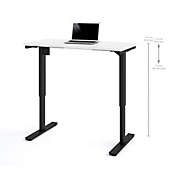 Bestar 24 x 48 Electric Height adjustable table in White