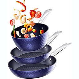 Rainbean  Kitchen Cookware Sets Nonstick Ceramic Bule,1.2 Quart Pot Saucepan