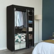 Stock Preferred Durable Garment Closet Storage Organizer Black