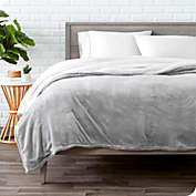 Bare Home Sherpa Fleece Blanket - Fluffy & Soft Plush Bed Blanket - Hypoallergenic - Reversible - Lightweight (Light Grey, Twin/Twin XL)