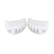 Kitcheniva 2-Piece Silicone Bunion Toe Corrector, White