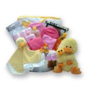 GBDS Bath Time Baby New Baby Basket-Pink - baby bath set -  baby girl gifts - new baby gift basket