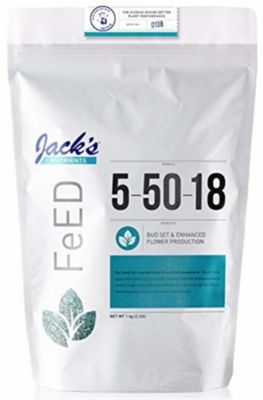 Jack's Nutrients Ultra Violet Fertilizer/Plant Food 5-50-18, 2.2lbs