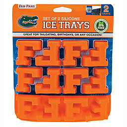 MasterPieces Game Day Set - FanPans NCAA Florida Gators - Silicone Ice Cube Trays Two Pack - Dishwasher Safe