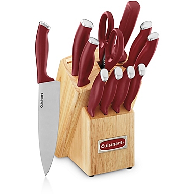 Cuisinart Color Pro Collection 12-Piece Block Cutlery Set - Red. View a larger version of this product image.