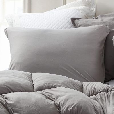 Byourbed Summertime Coma Inducer Standard Sham (1-Pack) - Morning Gray