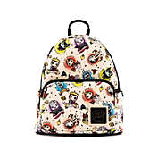 Loungefly Disney Villains Characters Tattoo All Over Print Mini Backpack