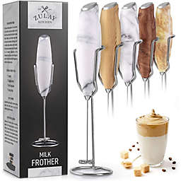 Zulay Kitchen Milk Frother With Holster Stand