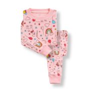 Benben Pink Rainbows pajamas
