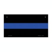 Smart Blonde Thin Blue Line Police Novelty Bicycle License Plate BP-4183