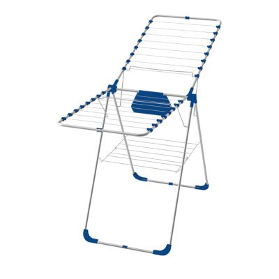 Jessar - Premium Quality Clothes Drying Rack, Foldable, White and Blue