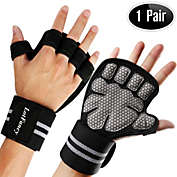 Kitcheniva Small Weight Lifting Gloves Training Exercise With Wrist Wrap Black