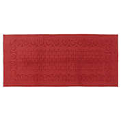 Farmlyn Creek Burgundy Rubber Backed Rug, Washable Long Kitchen Mat for Home Entryway (43 x 20 In)