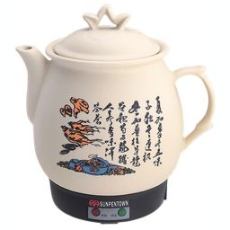 Sunpentown Home Indoor Automatic 3.8L Medicine Cooker, Stainless Heater