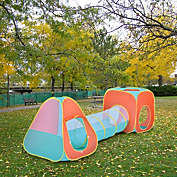 Fun Little Toys 3 Pcs Multicolor Play Tent for Kids in Polyester